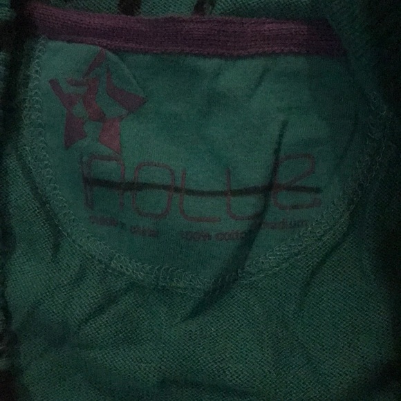 Bright blue leopard print sweater - Picture 3 of 3